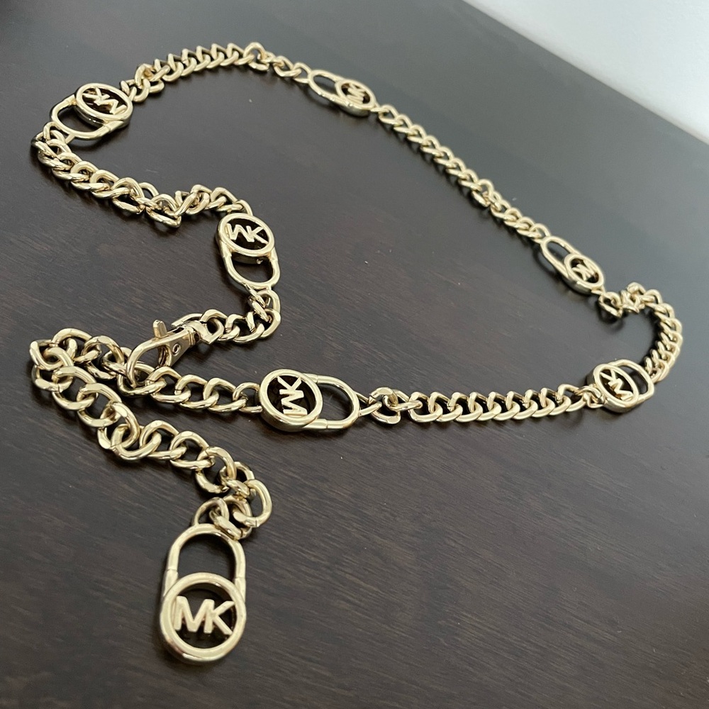 Michael Kors Gold Chain Belt